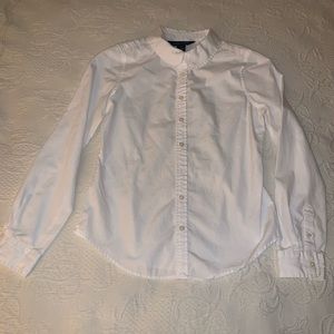 Ralph Lauren oxford bottom down long sleeve shirt.
